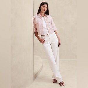 Banana Republic Cropped Shirt, size S